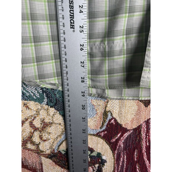 HOWLER BROS Plaid Long Sleeve Button Front Shirt Men's lg Nylon Poly - Picture 4 of 9